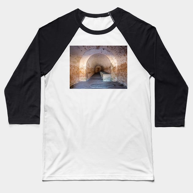 Fort Pickens Ruins Baseball T-Shirt by mcdonojj